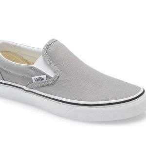 Gray Slip on Vans Size 7 worn once